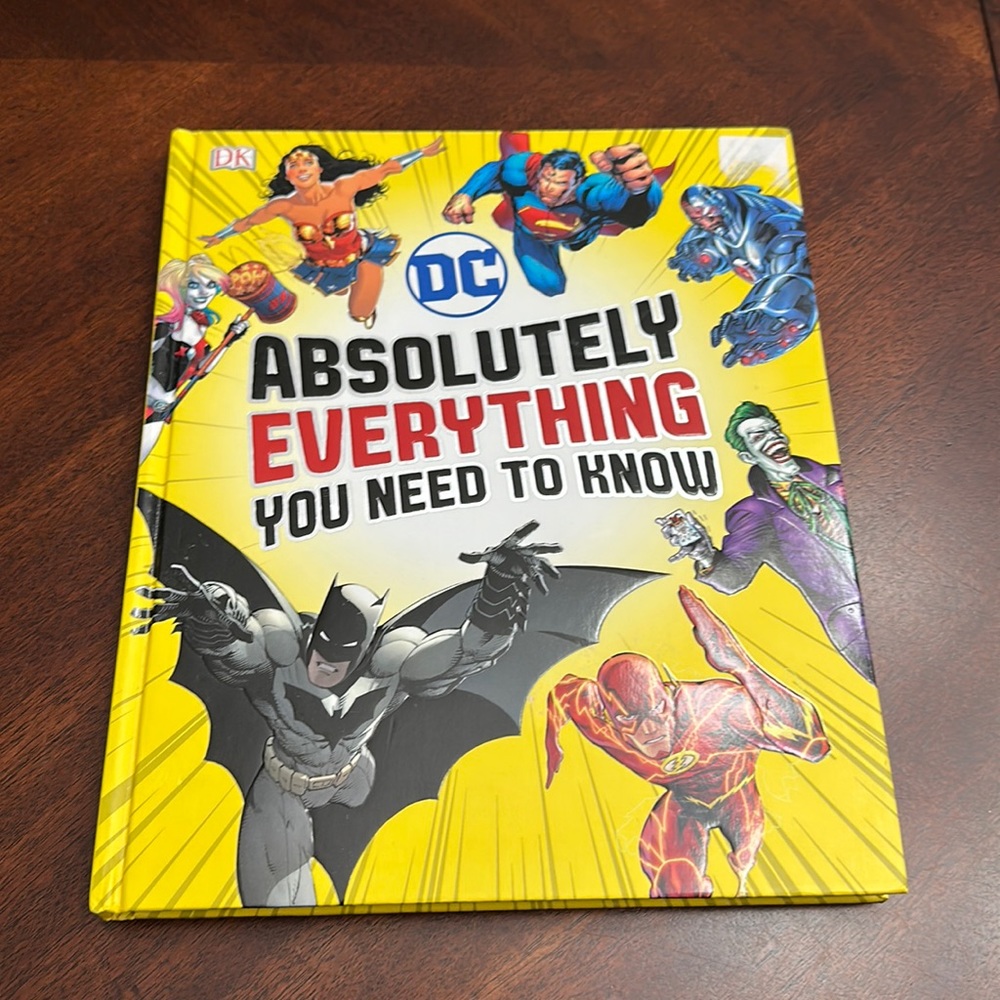 DK Hardcover Superhero Book DC Comics Absolutely Everything You Need to Know EC